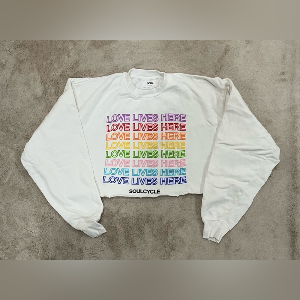 SOULCYCLE | Sam Crew Cropped Sweatshirt